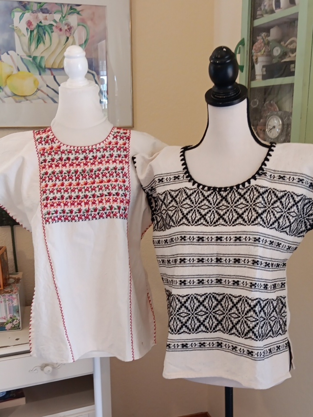 Bundle: Two Embroidered Women’s Tops. Native Inspired.